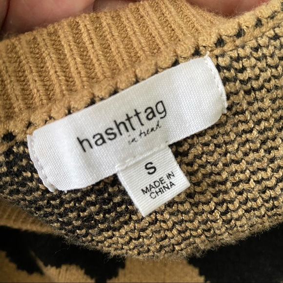 Hashtag in trend Leopard Sweater - Picture 3 of 5